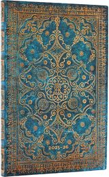 Darbo knyga PAPERBLANKS 18mėn. 2025 liepa - 2026 gruod. Azure, MAXI, VER