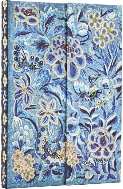 Darbo knyga PAPERBLANKS 18mėn. 2025 liepa - 2026 gruod. Blue Willow, MINI, HOR