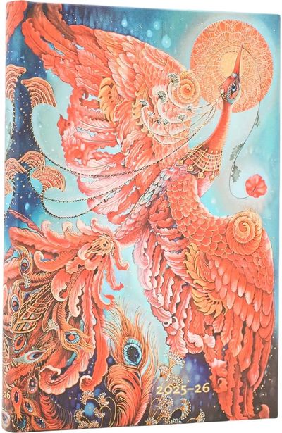 Darbo knyga PAPERBLANKS 18mėn. 2025 liepa - 2026 gruod. Firebird, MINI, HOR