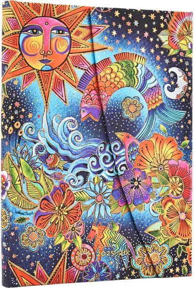 Darbo knyga PAPERBLANKS 18mėn. 2025 liepa - 2026 gruod. Celestial Magic, MIDI, H OR