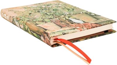 Darbo knyga PAPERBLANKS 18mėn. 2025 liepa - 2026 gruod. Cezanne’s Terracotta Pot s and Flowers, MIDI, HOR