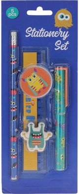Kanceliarinis rinkinys MONSTER, 5 vnt.