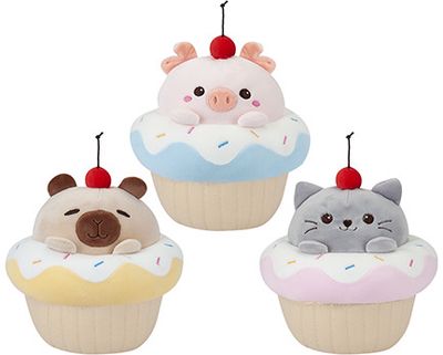 Pliušinis žaislas CANDY STORE CUP CAKE ANIMAL, 20 cm, įv. rūšys