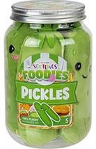 Pliušinis žaislas stiklainyje FOODIES PICKLE JAR, 13 cm