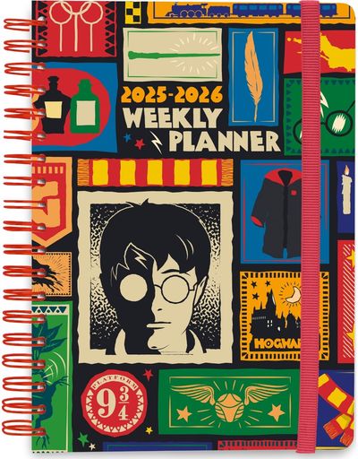 Mokslo kalendorius HARRY POTTER 2025/2026 savaitė atvarte 12 mėn.