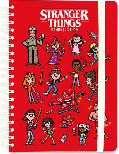 Mokslo kalendorius STRANGER THINGS 2025/2026 savaitė atvarte 12 mėn.