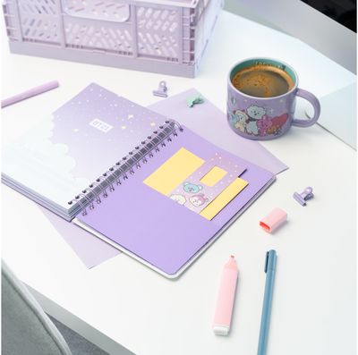 Mokslo kalendorius BT21 THE JOURNEY 2025/2026 savaitė atvarte 12 mėn.