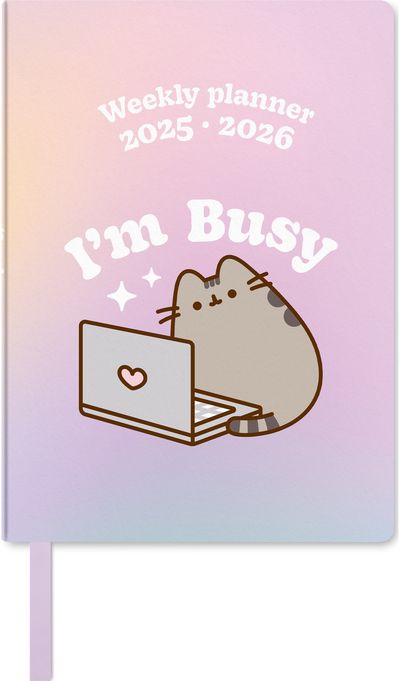 Mokslo kalendorius PUSHEEN 2025/2026 savaitė atvarte 17 mėn.