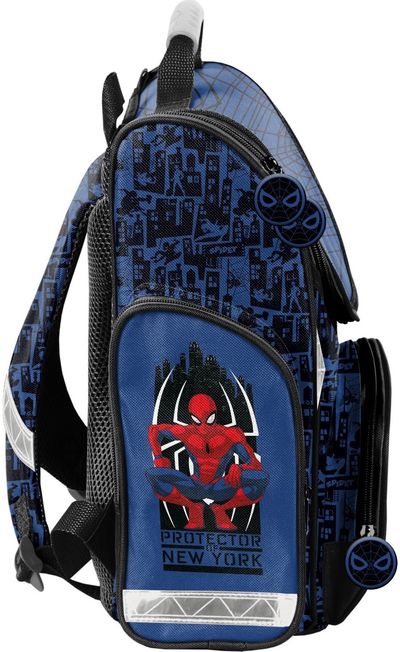 Forminė kuprinė SPIDER-MAN, 36 cm, mėlyna/raud.