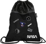 Sportinis maišelis NASA, Premium, 46 cm, juodos sp.