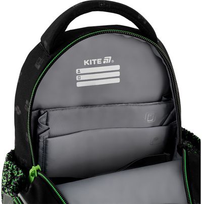 Ergonominė kuprinė Kite Multiplayer, M, 36 cm, juodos sp.