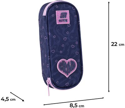 Penalas Kite Be Kind, ovalus, mėlynos sp.