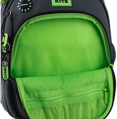 Ergonominė kuprinė Kite Gamer, M, 37 cm, juodos sp.