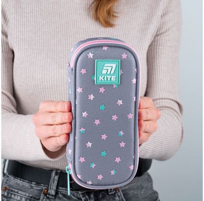 Penalas Kite Kawaii Stars ovalus, pilkos sp.