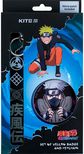 Raktų pakabuko ir velcro ženkliuko rinkinys Kite Naruto Shippuden, 2 vnt.
