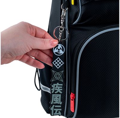 Raktų pakabuko ir velcro ženkliuko rinkinys Kite Naruto Shippuden, 2 vnt.