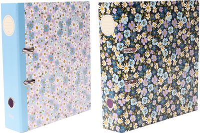 Segtuvas B'LOG FLOWERS su 2 žiedais, A4, 8 cm, 2 rūšių