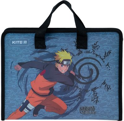 Dėklas plastikinis KITE Naruto Shippuden, su rankena, A4