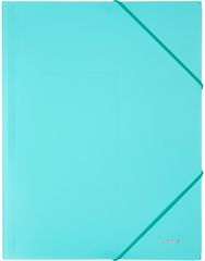 Aplankas AXENT Pastelini Mint, A4, su gumele