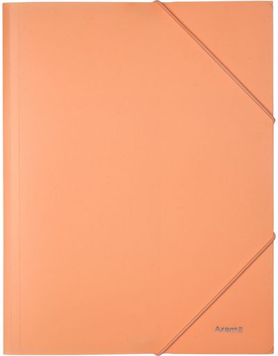 Aplankas AXENT Pastelini Peach, A4, su gumele