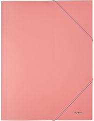 Aplankas AXENT Pastelini Pink, A4, su gumele