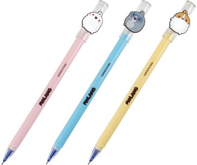 Ištrinamas rašiklis KITE Molang, 0,5 mm, įv. rūšių, mėlynas