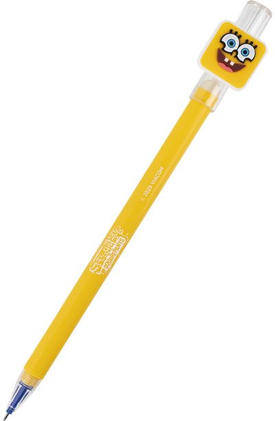 Ištrinamas rašiklis KITE SpongeBob, 0,5 mm, įv. rūšių, mėlynas