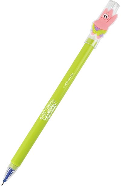 Ištrinamas rašiklis KITE SpongeBob, 0,5 mm, įv. rūšių, mėlynas