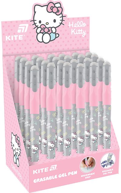 Ištrinamas rašiklis KITE Hello Kitty, 0,5 mm, mėlynas