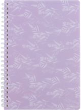 Bloknotas AXENT LAVENDER-1 su spirale, A5, 80 l., 70 g, lang.