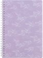 Bloknotas AXENT LAVENDER-1 su spirale, A5, 80 l., 70 g, lang.