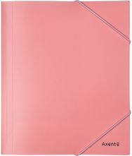Aplankas AXENT Pastelini Pink, A5, su gumele