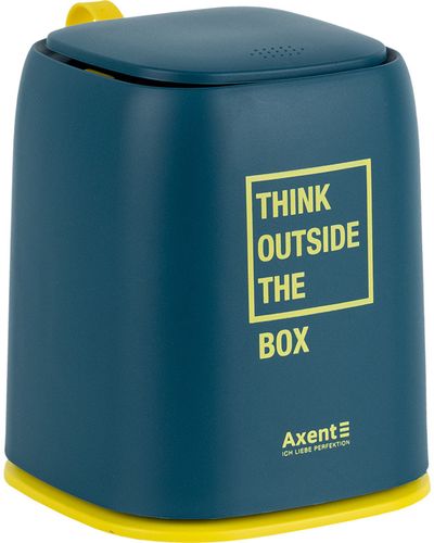 Stalo šiukšlių dėžutė AXENT Blue Indigo, su dangčiu