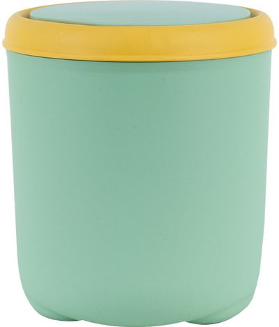 Stalo šiukšlių dėžutė KITE Big Eye Green, su dangčiu