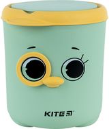 Stalo šiukšlių dėžutė KITE Big Eye Green, su dangčiu