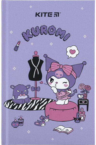 Užrašinė KITE Kuromi, A6, 60 l., lang.