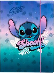 Kartoninis aplankas STITCH Happy su guma, A4
