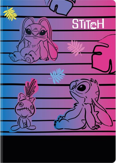 Sąsiuvinis DISNEY STITCH Black, A5, 70 g, 60 l., linijomis