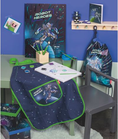 Aplankas kartoninis Brunnen Robot Hero, su guma, A3