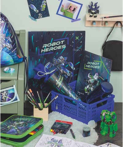 Aplankas kartoninis Brunnen Robot Hero, su guma, A3