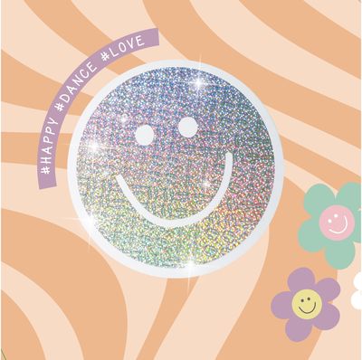 Aplankas kartoninis Brunnen Happy Hippie, su guma, A3