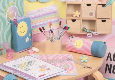 Žirklės soft-touch Brunnen Happy Hippie