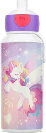 Plastikinė gertuvė MEPAL Pop-Up Unicorn Glow, 400 ml