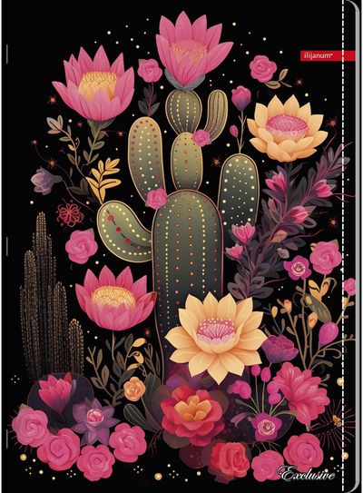 Sąsiuvinis Ilijanum Exclusive, A4, 80 g, 52 l, linijomis įv. rūšių