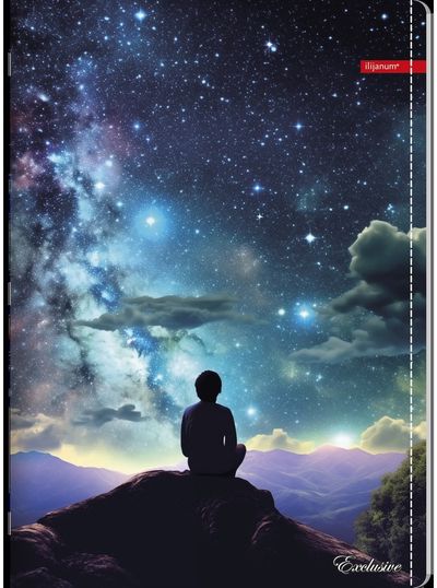 Sąsiuvinis Ilijanum Exclusive, A4, 80 g, 52 l, linijomis įv. rūšių