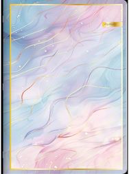 Sąsiuvinis Ilijanum VISTA, A4, 90 g/m2, 52 l., linijomis, įv. rūšių