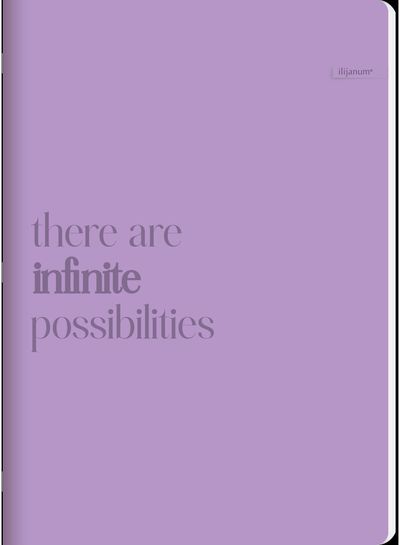 Sąsiuvinis Ilijanum INFINITY, A4, 80 l, linijomis, įv. rūšių