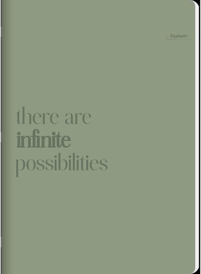 Sąsiuvinis Ilijanum INFINITY, A4, 80 l, linijomis, įv. rūšių