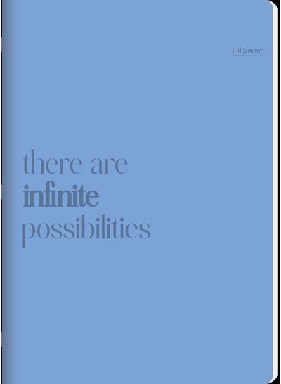 Sąsiuvinis Ilijanum INFINITY, A4, 80 l, linijomis, įv. rūšių