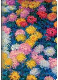 Užrašinė-sąsiuvinis Cahier Monet’s Chrysanthemums, A5, 80 psl., linijomis